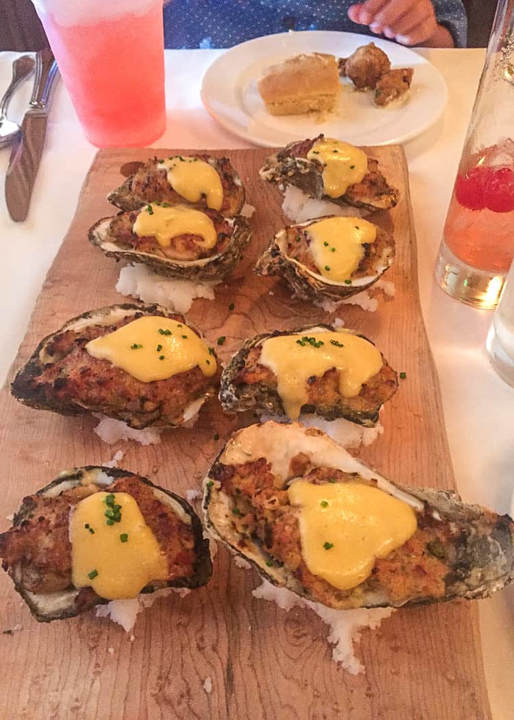 3 Days in New Orleans - Emeril's Delmonico - baked oysters
