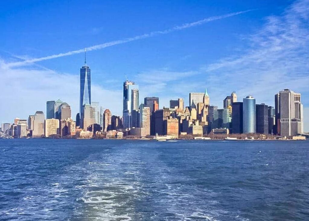 New York City from the water
